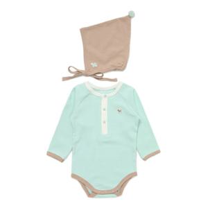 [블루독베이비8] FW25(MN)롤리팝모달세트바디슈트 HJ (45A7004009) (BLUEDOG BABY 유아 출산 백일 선물 도