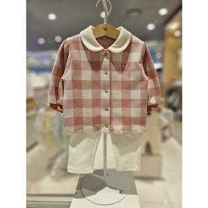 블루독베이비[hu]25.FW가을겨울신상 PK)빅체크러블리상하세트 45A13-610-02 여아상하복 가디건상하복