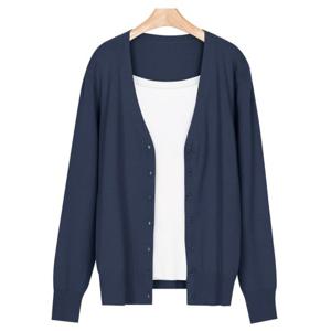 [샵앤]여성 여름 베이직 모던 무지 가디건 JG-WCD-0749-네이비