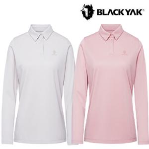 여성 기능성 자카드소재 긴팔카라티 베이스 카라 긴팔티 1BYKTFU501 NW