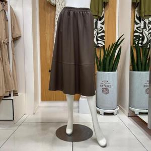 클리지 DP01 어텀 레자 라인 밴딩 스커트 CP7WSK02