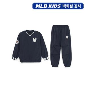 [MLB키즈] 스트릿 베이직 쿠퍼스 로고 우븐 맨투맨세트 7AS2B1156-50NYD