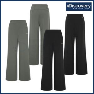 디스커버리 25FW 가을 신상 여성 소로나웜 PQ이중직 세미와이드핏 면 트레이닝 팬츠/캐주얼바지/기능성 DXMIA DWTP22054