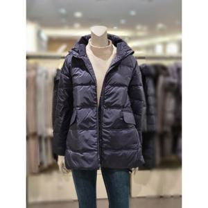 [트리아나]MARIO소고 후드 하이넥 구스패딩AI4FA03-K