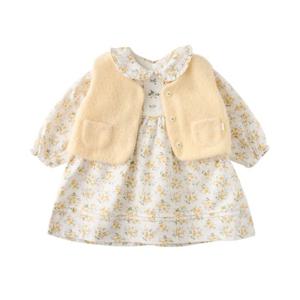 M밍크뮤D 25FW (YE)플라워레브SET드레스 원피스 (35C1240002)