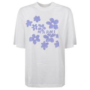 마르니 반팔 티셔츠 THJET49P09USCX40D2W01 White