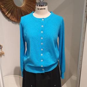 르피타 HC06 멀티 단추 가디건(블루) L253BKT952