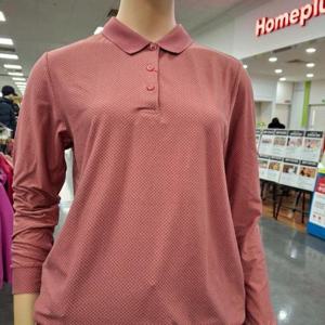 레드페이스 HC12 아이비요꼬칼라우먼티셔츠 핑크 REWFTSF24252