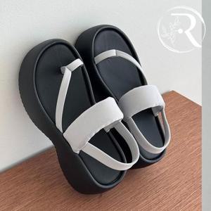 [디자이어로즈] 발편한 여성 통굽 키높이샌들 7cm