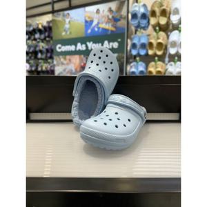 [크록스]MARIO크록스 클래식 라인드 클로그 203591-4NS 하늘색