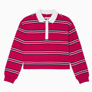 타미힐피거 키즈 T42F7KKT520GT1 스트라이프 폴로 티셔츠