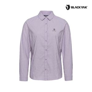 블랙야크 여성 베이직 체크 셔츠2 간절기 이너 셔츠 1BYYSFU501