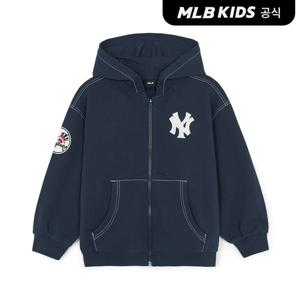 스트릿 쿠퍼스 로고 기모 후드 집업 NY (Navy)