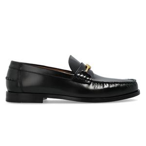 26 SS 페라가모 네로블랙 카프 골드톤 F 버클 로퍼 029924HARRYMAN784432