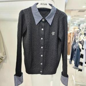 포커스 HC40 폴로체크카라가디건 FF5I7Kt0010