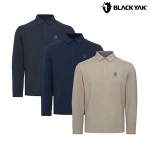 남성 겨울 기모 카라 긴팔티 데일리 기능성 티셔츠 1BYKTWU001 GD