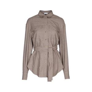 브루넬로 쿠치넬리 셔츠 MB149MQ206C001 BROWN