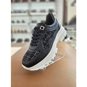 금강제화 랜드로바 여성 경량 밴딩끈 스니커즈 LANOXC5835WK1(구두헤라증정)