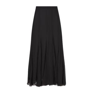 끌로에 플로우 실크 미디 스커트 CH25WJU20001 001