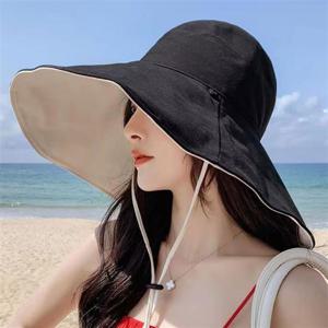 챙넓은모자 챙큰 여자 모자 벙거지 여름 넓은 버킷