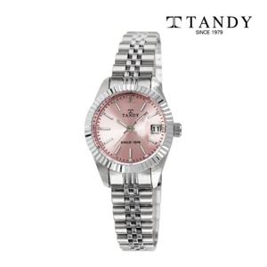 [TANDY] 탠디 럭셔리 메탈 손목시계(오스트리아 스톤 식입)T-3921 여자 러브핑크
