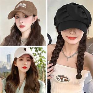 모자 일체형가발 긴머리 3종 UST-23027 초간편헤어