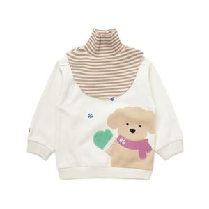 [블루독베이비8] 25FW(CR) 도기하프폴라스웨트셔츠 HJ (45C1433407) (BLUEDOG BABY 유아 출산 백일 선물 도