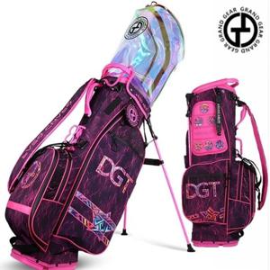 [더블유쇼핑][DGT 그랜드기어] 스탠드캐디백 (레인보우 후드커버