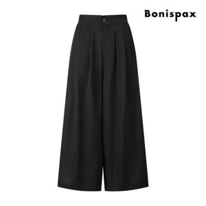 [보니스팍스(여성의류)]플리츠 핀턱 와이드 슬랙스 XP9PT021M0