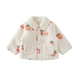 밍크뮤HB (OR)오렌지FUR패딩점퍼(35C1512002) 뽀글이점퍼 유아동의류