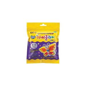 아모스 3000 탱탱아이클레이 50g 보라 박스(100개입)