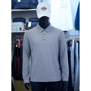 팜스프링스 세이브존03 팜스프링스 남성 골프 가을 다트 패턴 카라 티셔츠 ASTSM243103GA