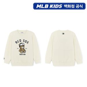 [MLB키즈PG] 모노베어 기모 아플리케 맨투맨 (7AMTC0456-43CRS)