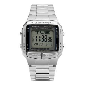 카시오 DB-360-1ASDF (DB-360-1A) 데이터뱅크 디지털 스퀘어 스포츠 군인 남성 메탈시계
