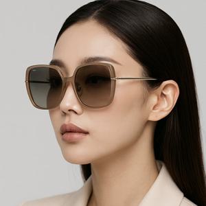 막스마라 선글라스 MM0112K 57F 명품 사각 뿔테 오버핏 패션 아시안핏 한효주 착용