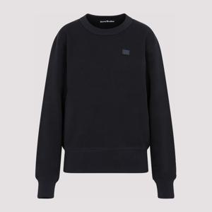 아크네스튜디오 페이스 로고 패치 맨투맨 CI0131 900 블랙