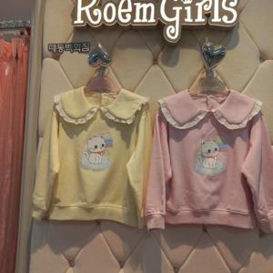 로엠걸즈 DP01 융기모 빅에리 티셔츠 RHSM25T5C