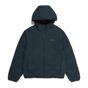 내셔널지오그래픽N254UDW911 포울리 후디 튜브 덕다운 점퍼 D/GREEN