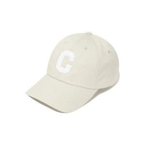 커버낫모자 CQK CO2506CA01-CM [스탠다드 핏] C 로고 B.B 캡 크림