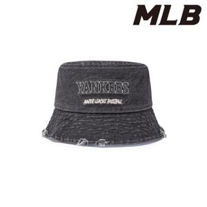 MLB (3AHTV035N-50CGS) 데님 엠보 버킷햇