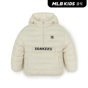[MLB키즈 공식]25FW 아웃도어 패딩 아노락 NY (Cream)7AJPB0456-50CRS