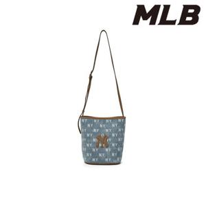 MLB (3ABMMV65N-50BLL) 클래식 모노그램 빈티지 데님 버킷백