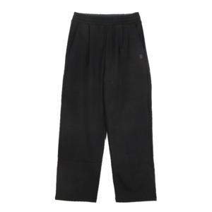 M 휠라바지 KQC FS2FPG4103X-BLK 기모 스몰로고 와이드 팬츠