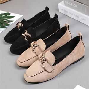 여자신발 여성 하객룩 모임 직장인 심플 포인트 단정 플랫슈즈