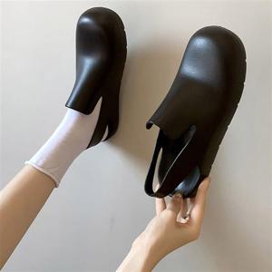 여자플래슈즈 은은한 파스텔 실내외 방수 여성 심플 일상 플랫슈즈