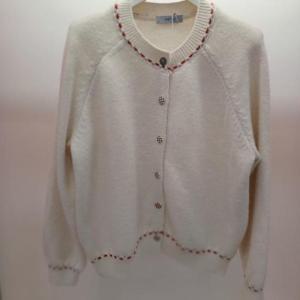 Destijl HC06 짧은 앞오픈 깔끔한 니트티형 라운드 스티치가디건 D2543cd04I