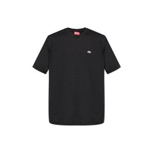 디젤 T-ADJUST-DOVAL-PJ 로고 반팔 티셔츠 A150560AIJU 9XX