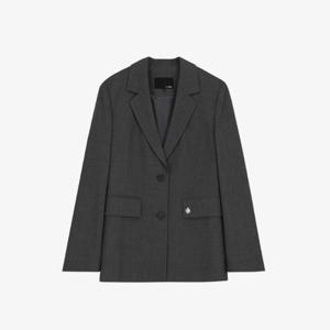 시티브리즈 루즈핏 사선 절개 싱글 자켓 BB CTG3JK05 GY DK BK