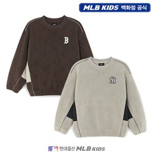 [MLB키즈US] (7AMTM0856) 아웃도어 모노그램 플리스 맨투맨 아동맨투맨 키즈맨투맨