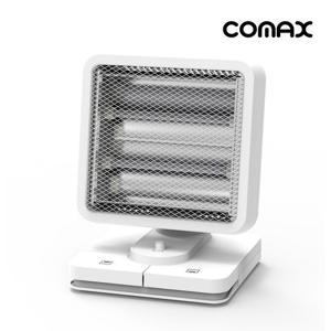 코멕스 발터치 미니 난로 CM-272H 석영관 전기히터 2단 좌우회전 전도안전장치